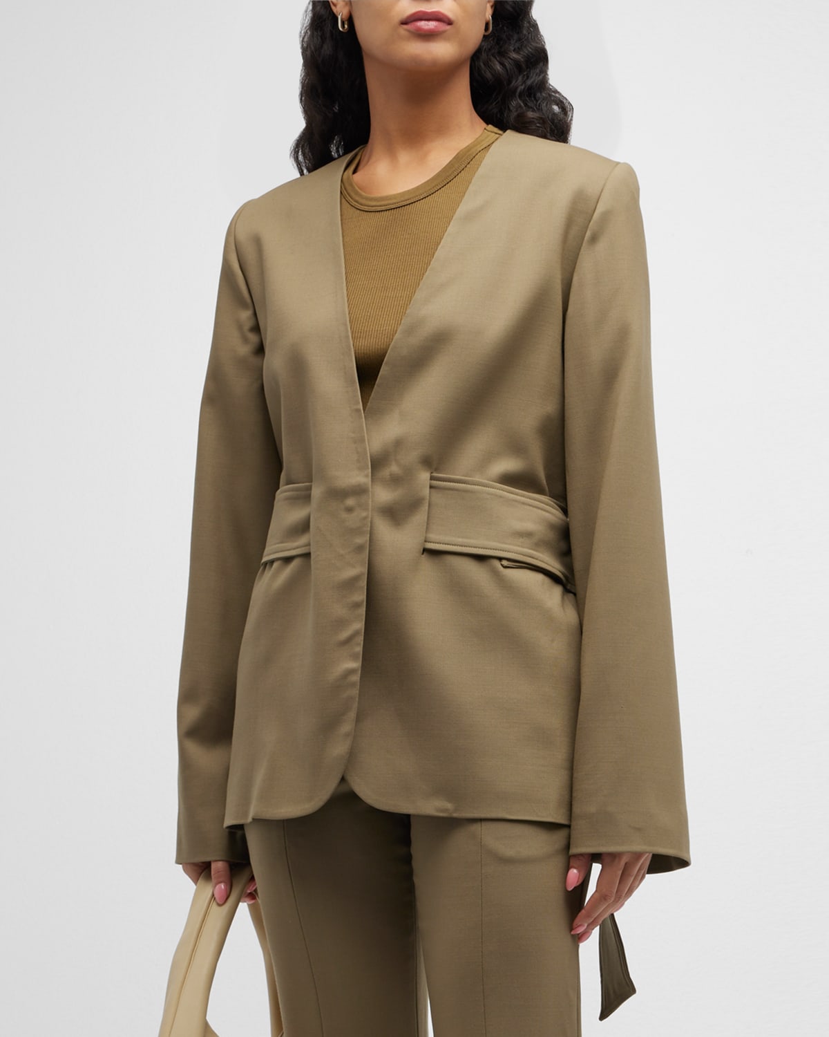 Cut-Out Tailored Jacket