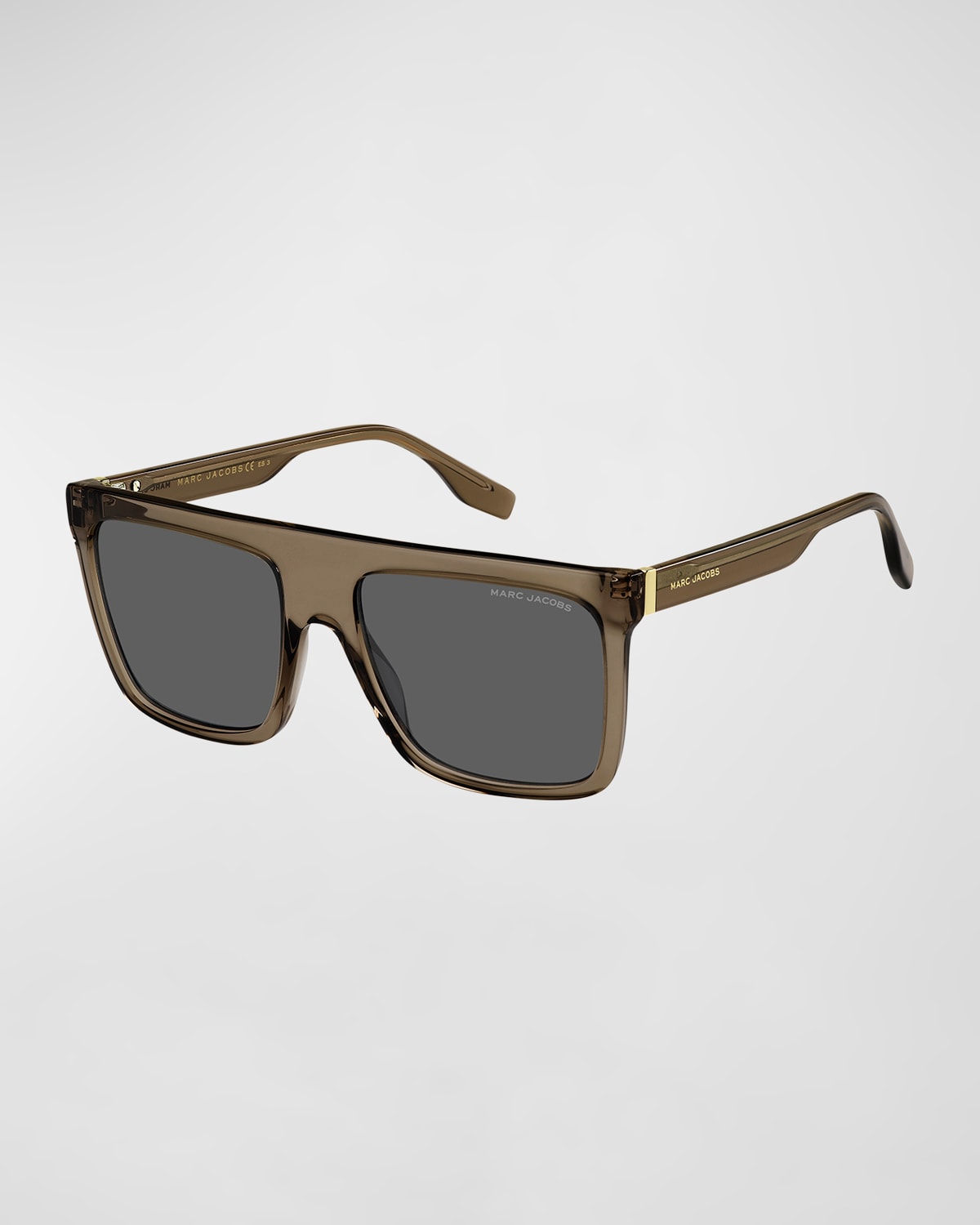 Marc Jacobs Flat Top Rectangle Acetate Sunglasses Smart Closet
