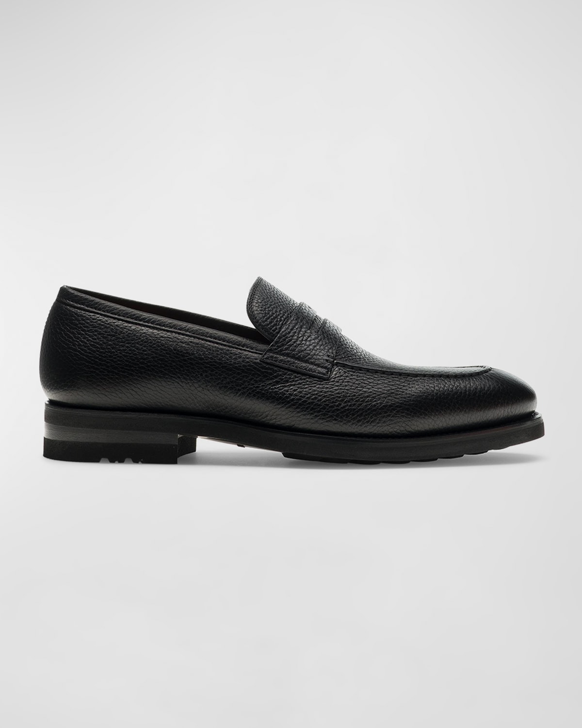 Magnanni Men's Matlin Iii Leather Penny Loafers In Black | ModeSens