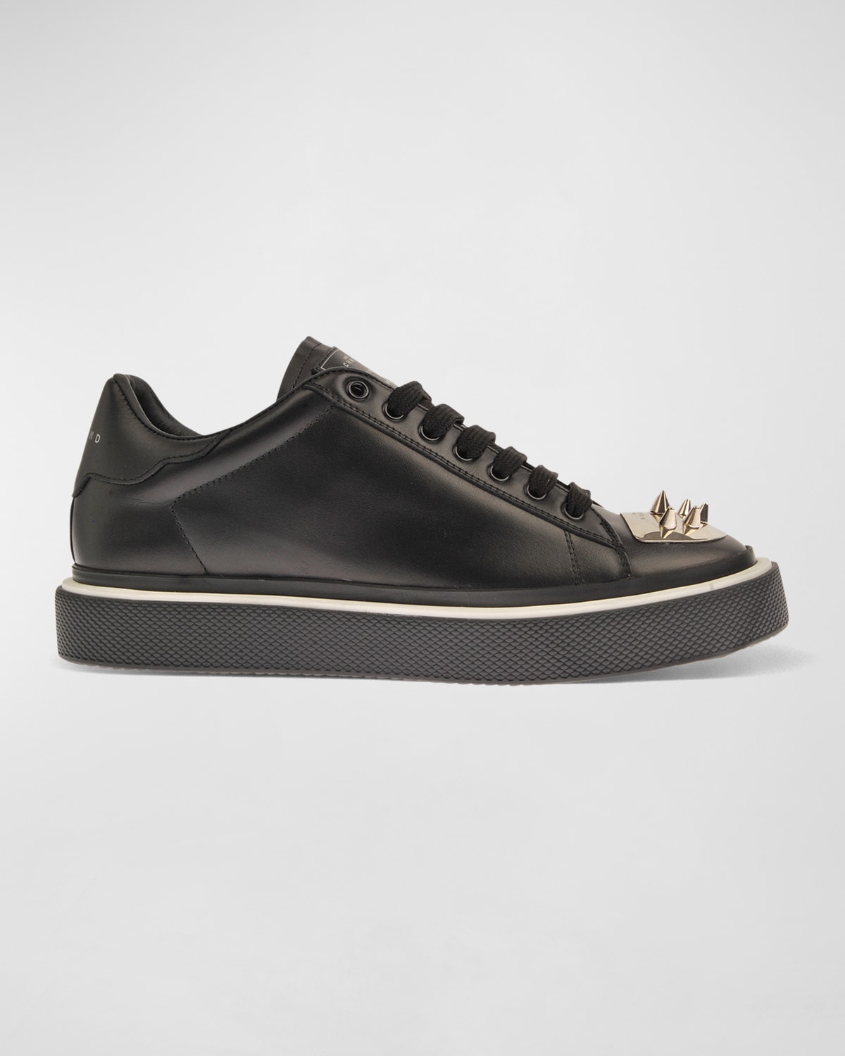 Men's Spike Toe Low-Top Sneakers