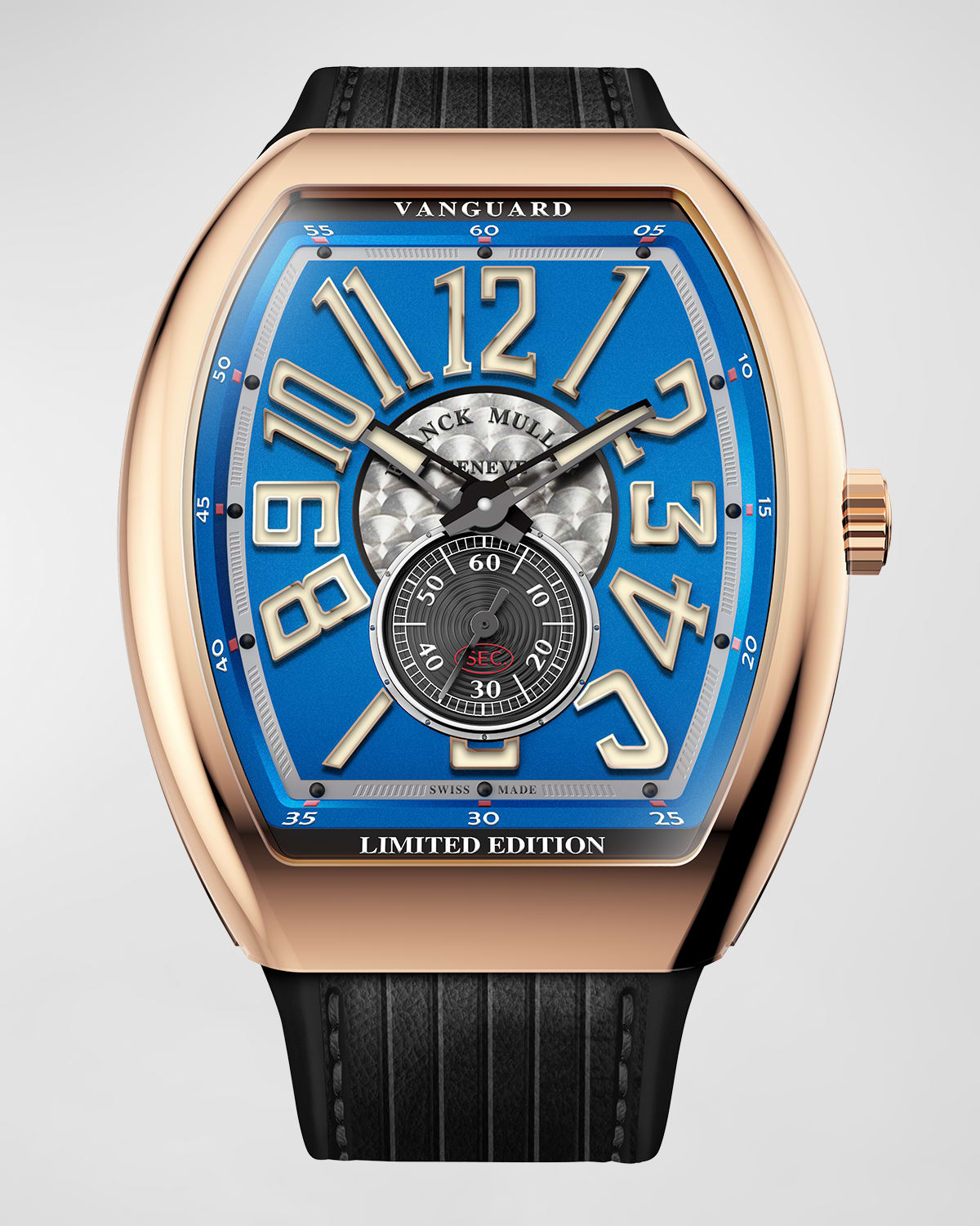 Franck Muller Men's Automatic Vanguard 1000 Colorado Grand Limited Edition Watch in French Blue