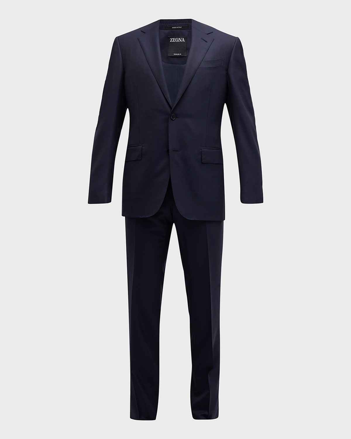 ZEGNA MEN'S 15MILMIL15 MICRO-CHECK WOOL SUIT