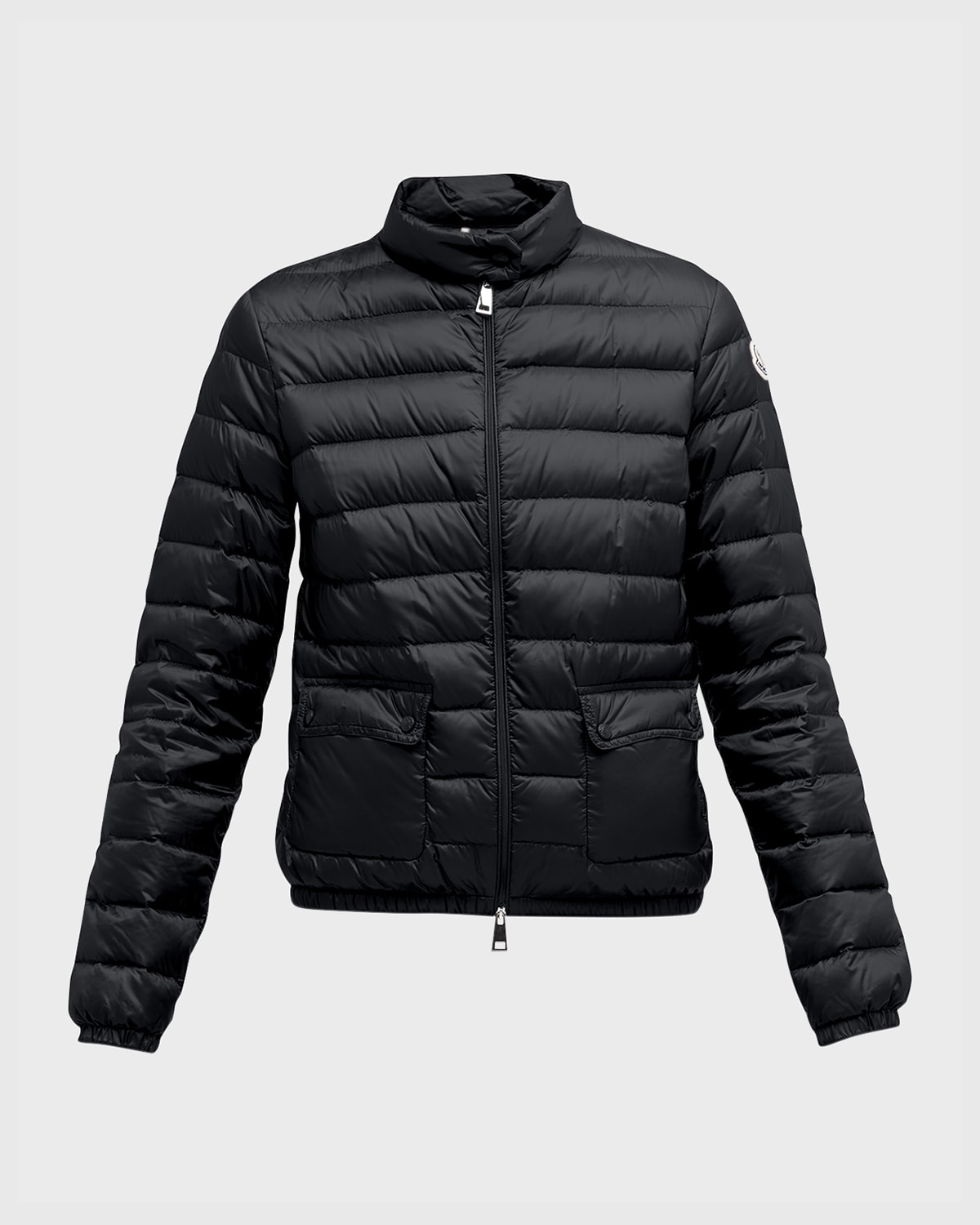 Moncler Lans Puffer Jacket In Natural