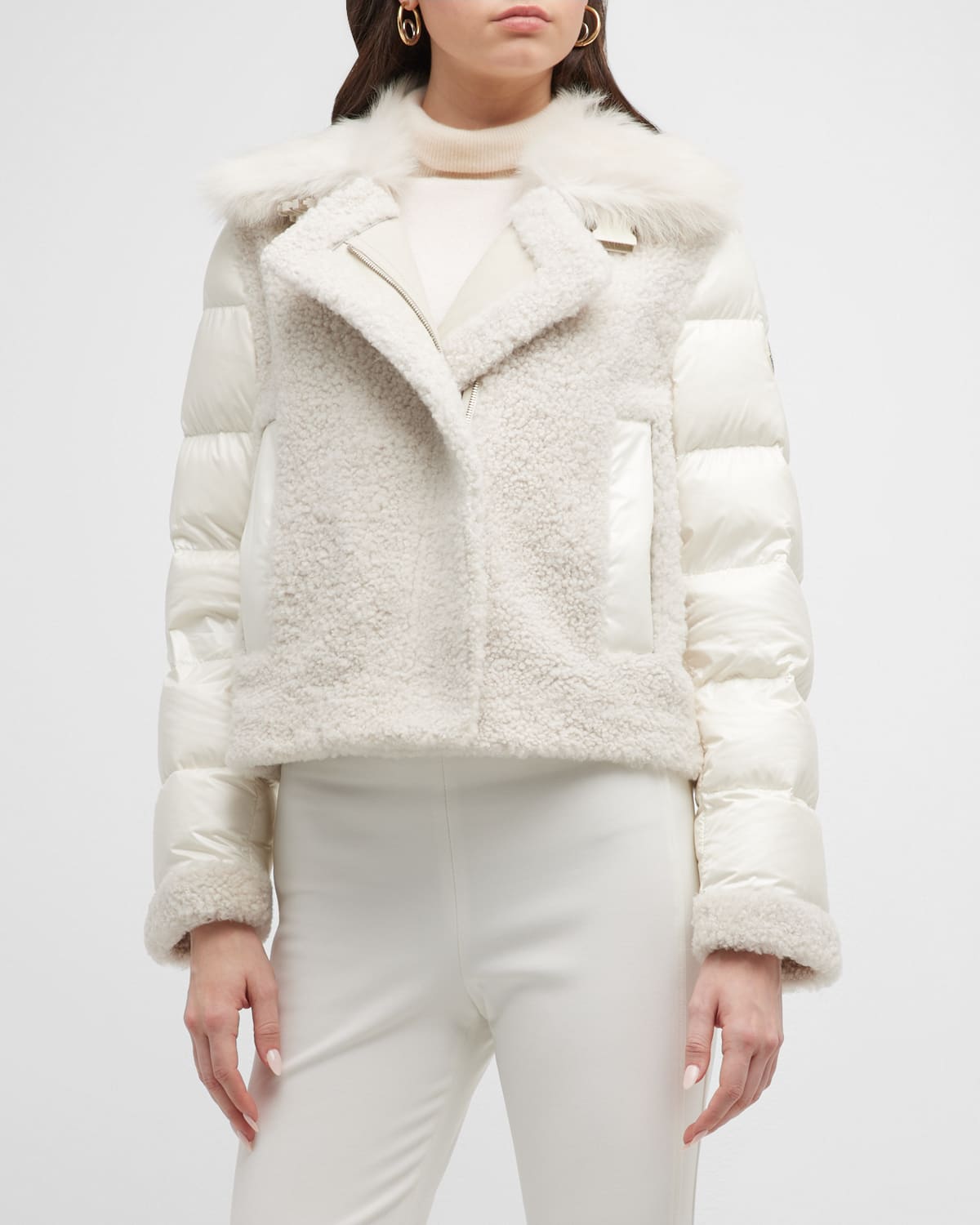 Moncler mixed media jacket hotsell