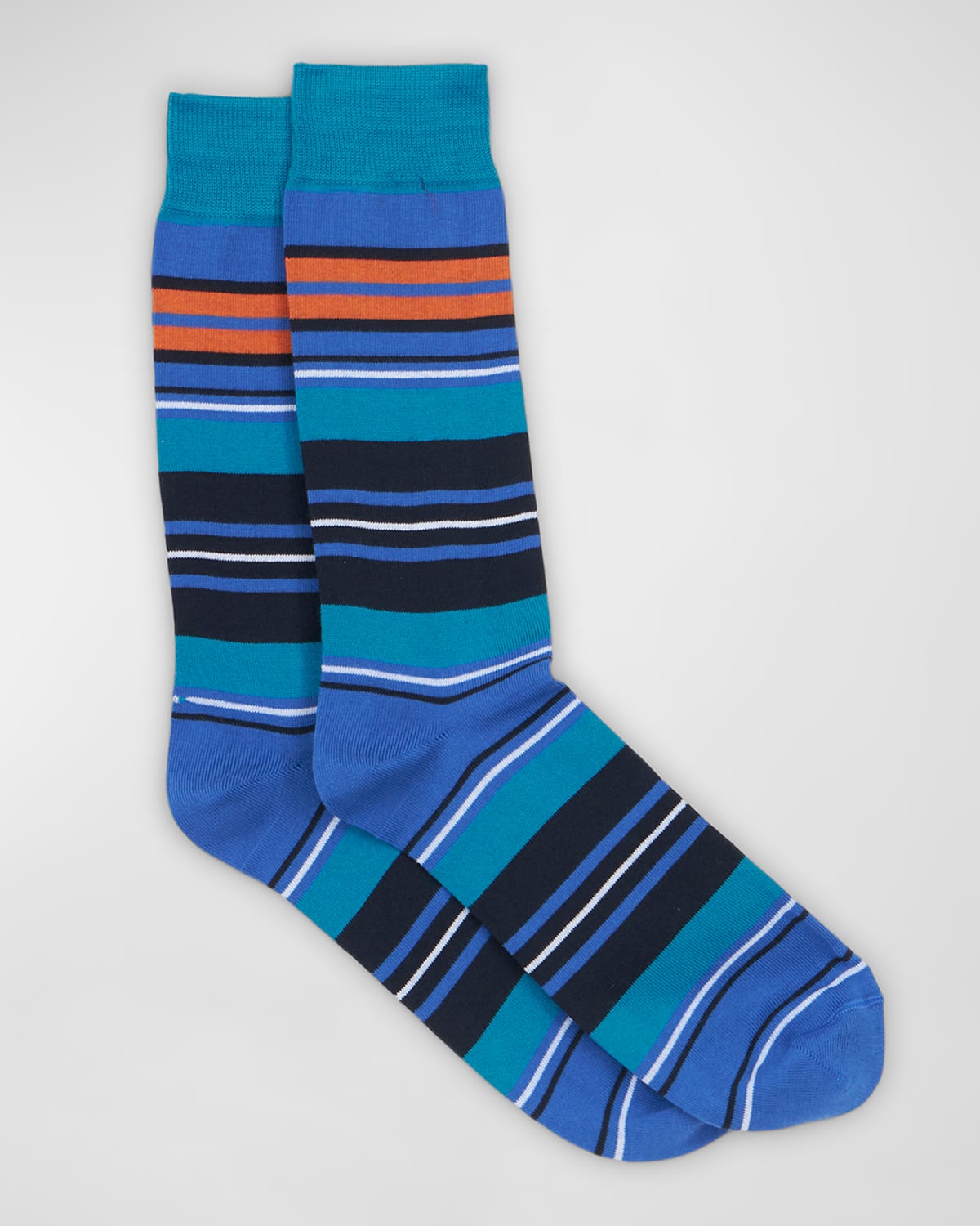 Men's Multi-Stripe Crew Socks