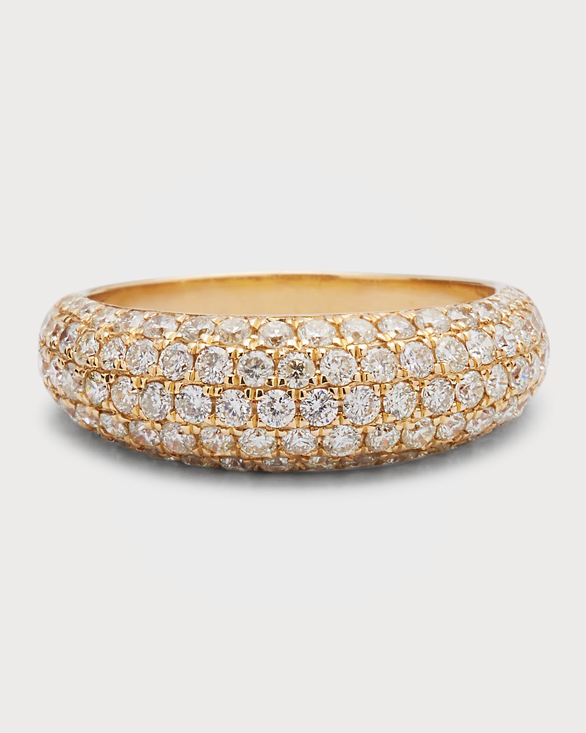 Siena Lasker 14k Yellow Gold Diamond Curve Band Ring