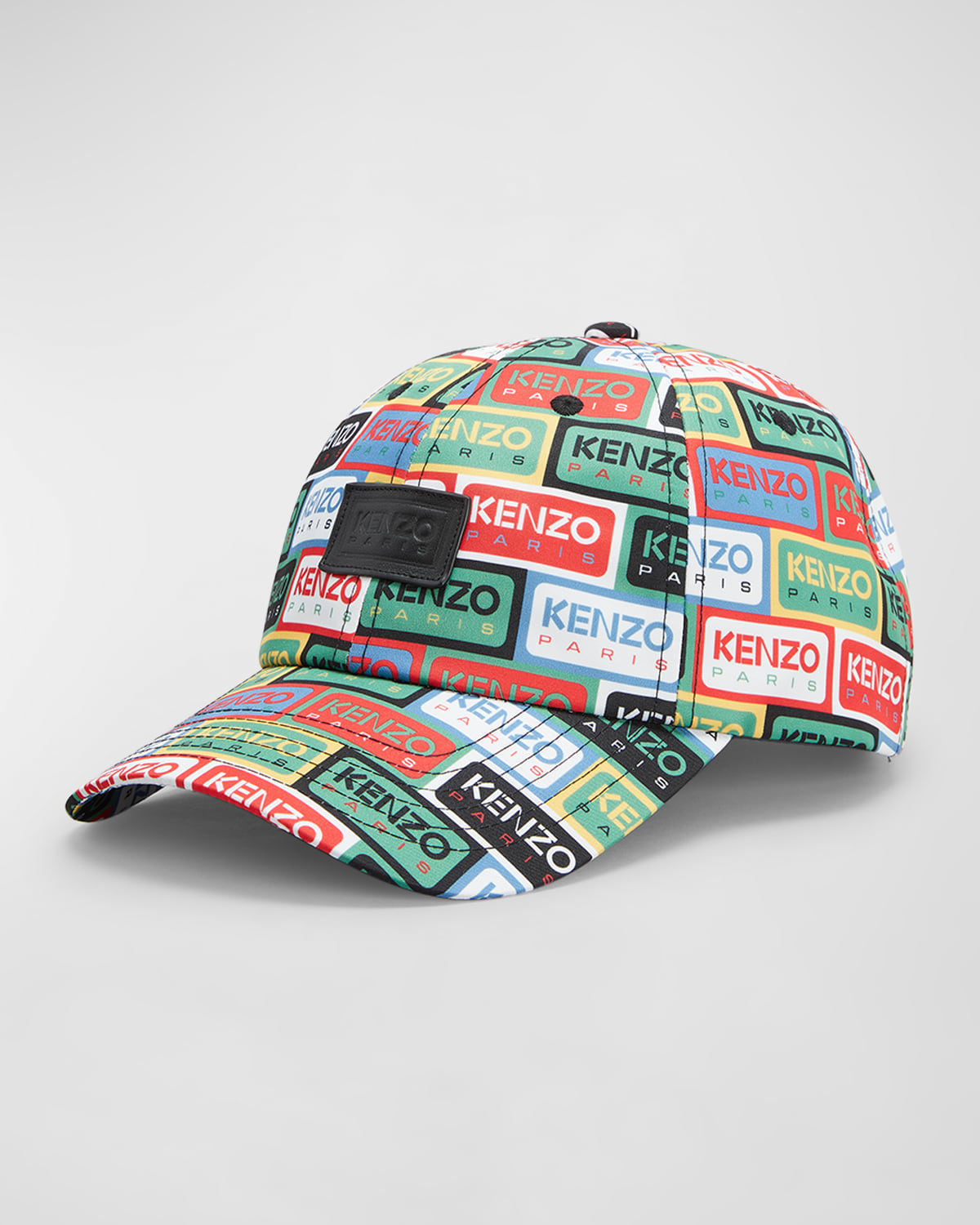 Men's Multi-Label Print Baseball Cap