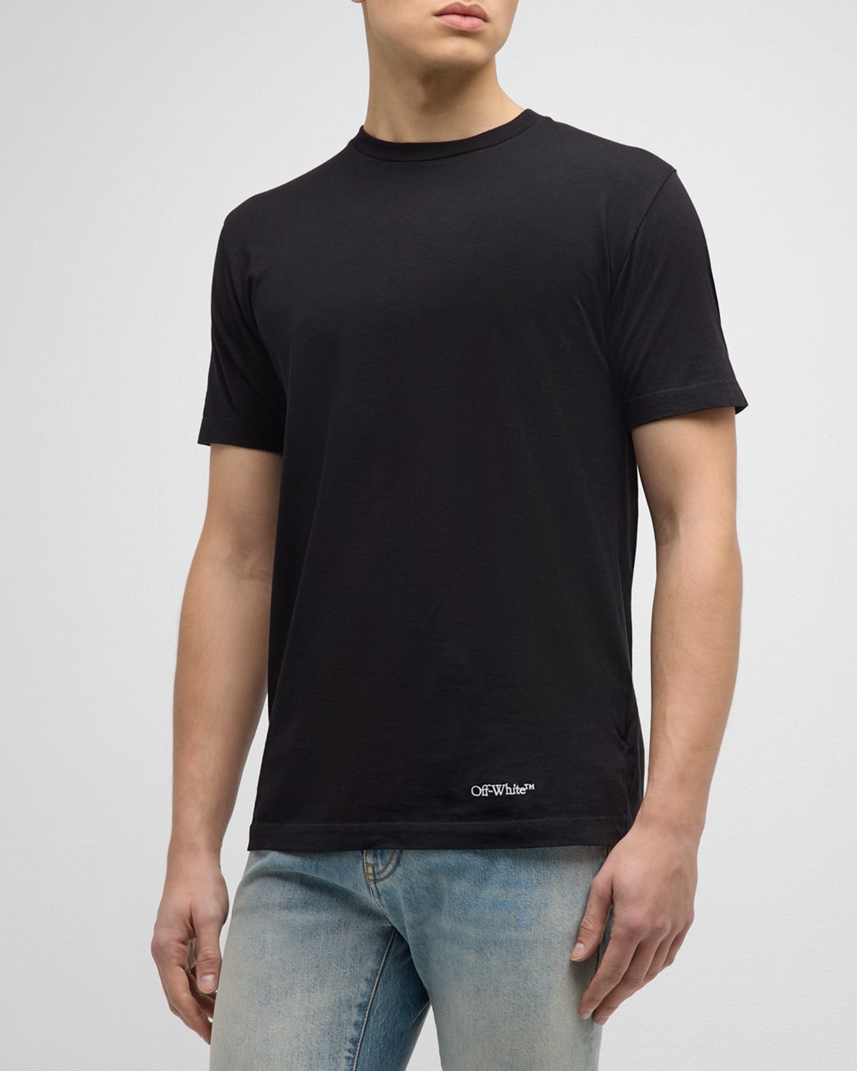 Men's Scribble Diagonal Slim T-Shirt