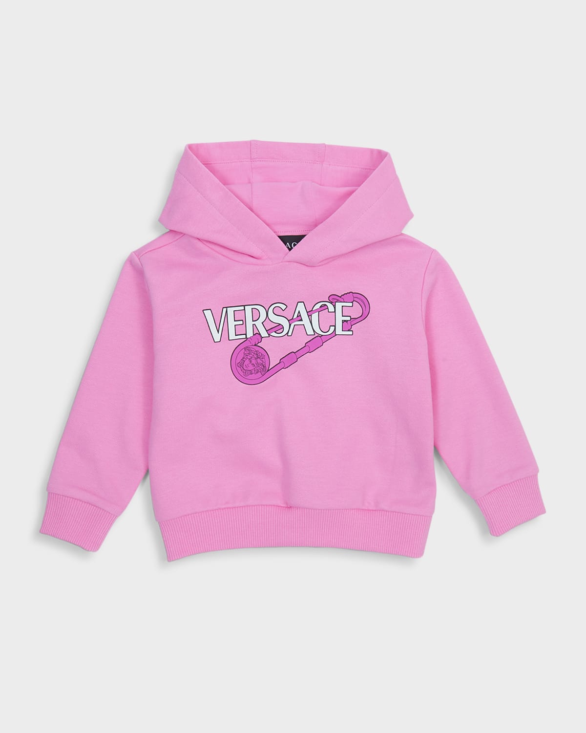 Girl's Paper Clip Graphic Hoodie, Size 12M-3