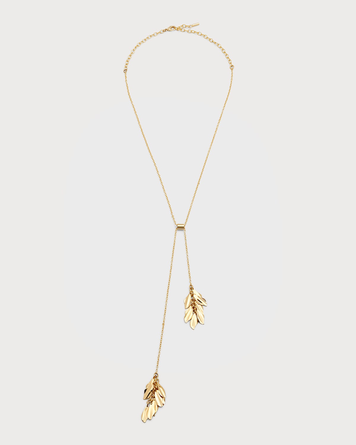 Soko Delicate Bidu Necklace With Petal Charms In Gold