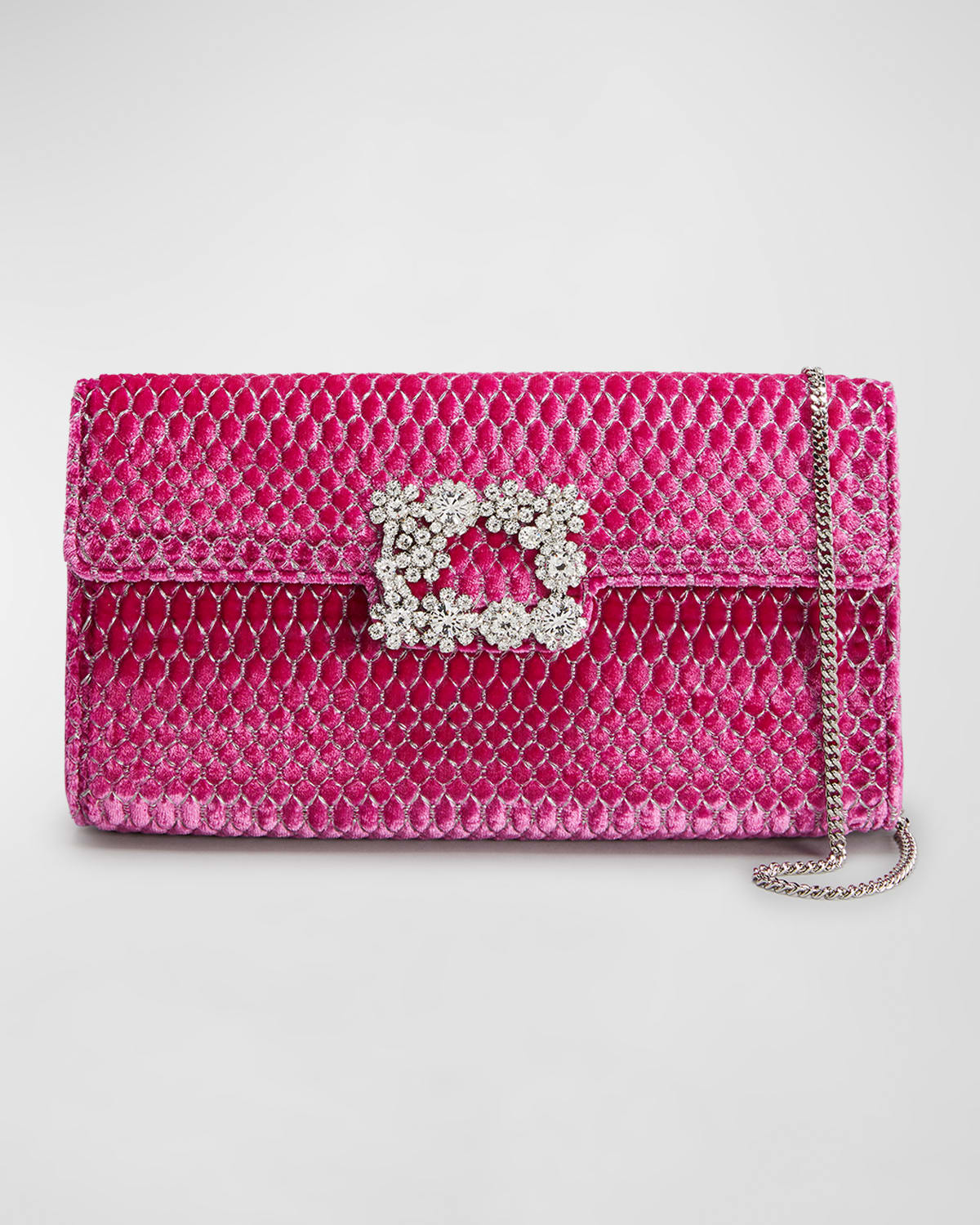 What Goes Around Comes Around Chanel Pink Lucky Charm Rectangle Flip Mini  Clutch