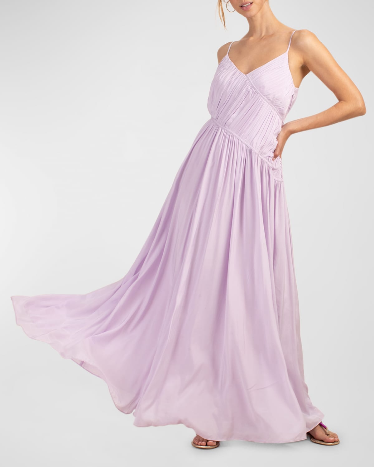 Cherry Grove Ruched A-Line Gown