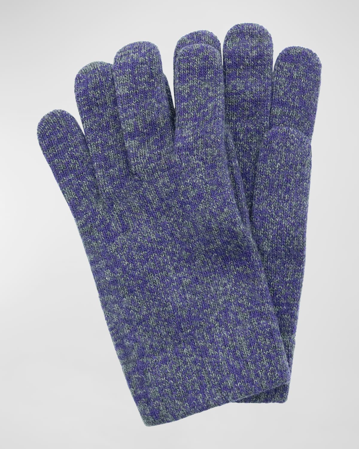 Men's Cashmere Melange Knit Gloves