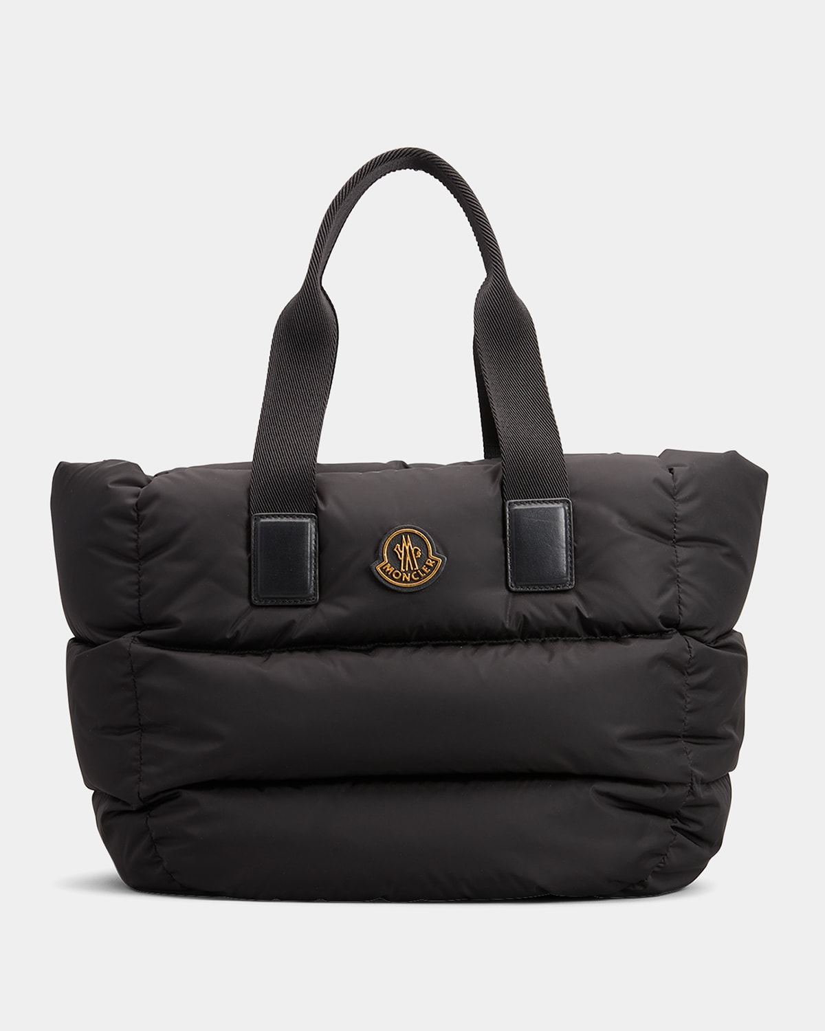 Moncler Caradoc Quilted Tote Bag In Black