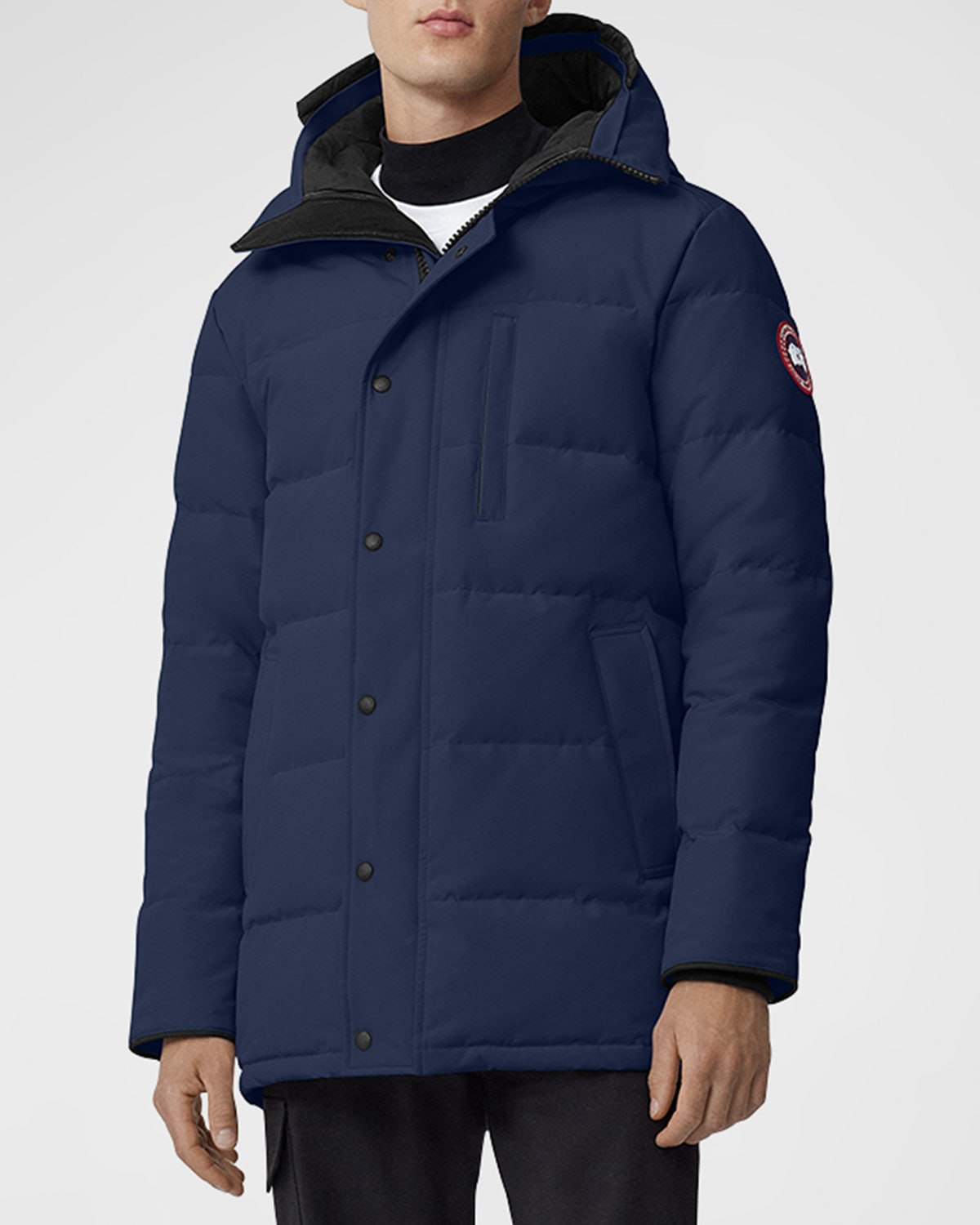 Canada Goose Men's Carson Quilted Down Parka In Atlantic Navy