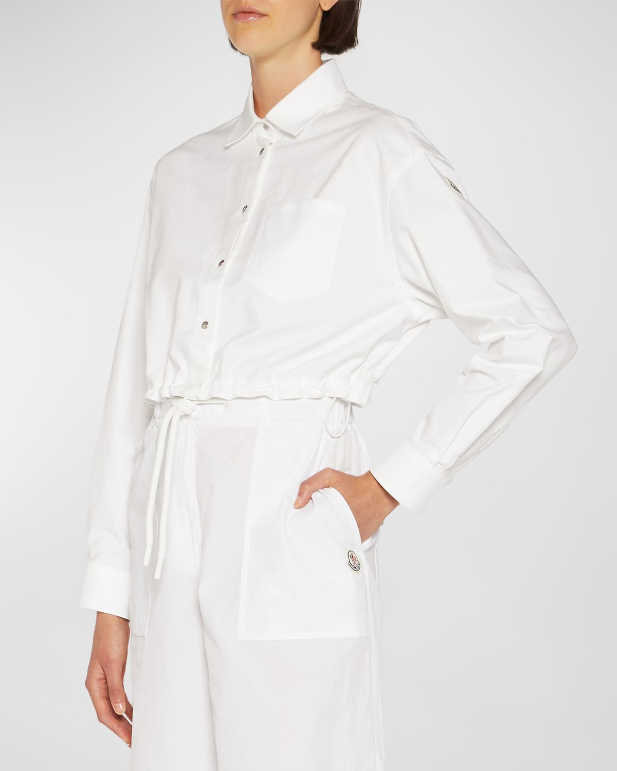 Moncler Bermuda Shorts In White