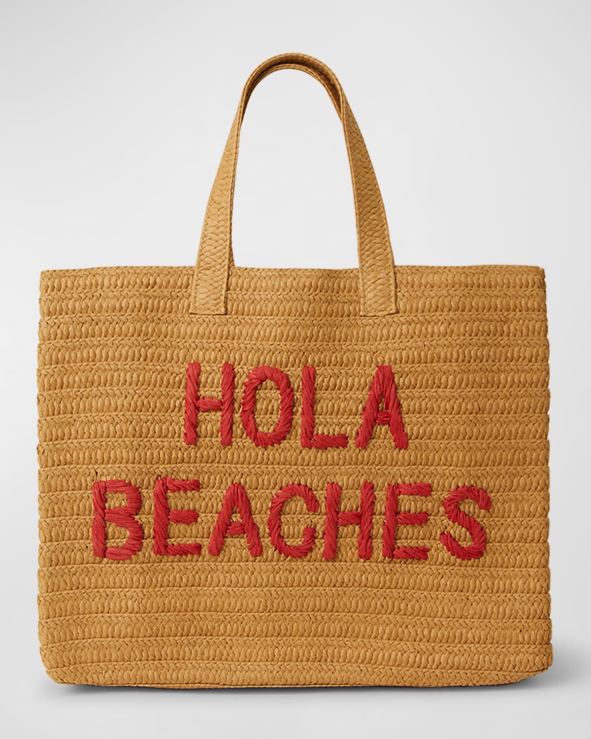 Btb Los Angeles Hola Beaches Tote Bag In Sand/red
