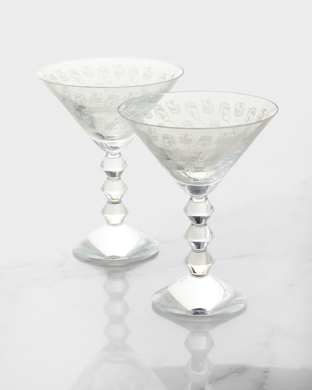 Baccarat Limited Edition Vega Martini Glasses, Set Of 2