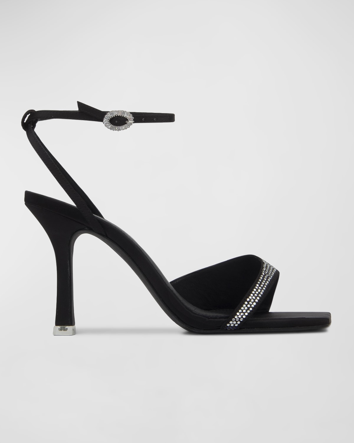 Jordan Square-Toe Ankle-Strap Sandals