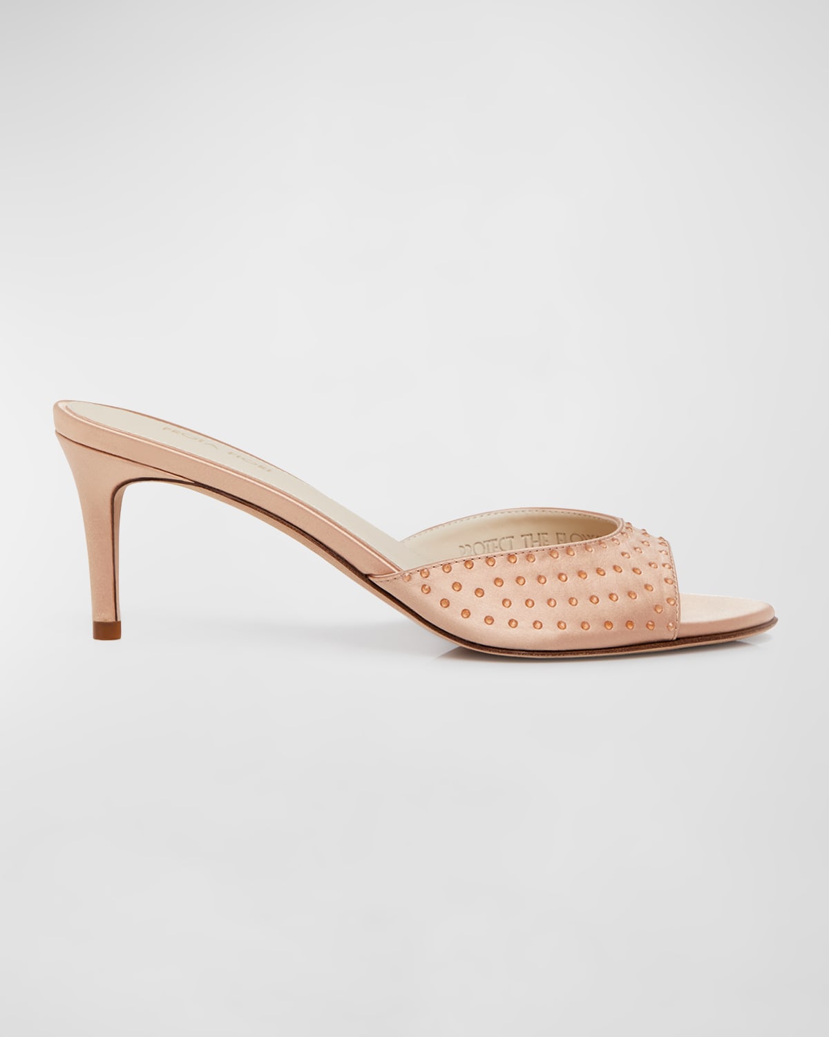 Prota Fiori Plumeria Crystal Embellished Sandals In Sirolo