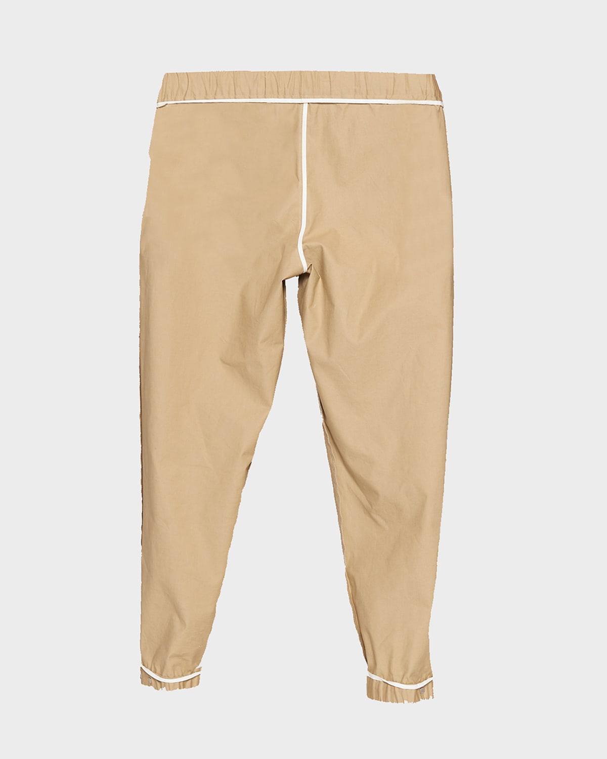 Shop Moncler Men's Chino Jogger Pants In Beige