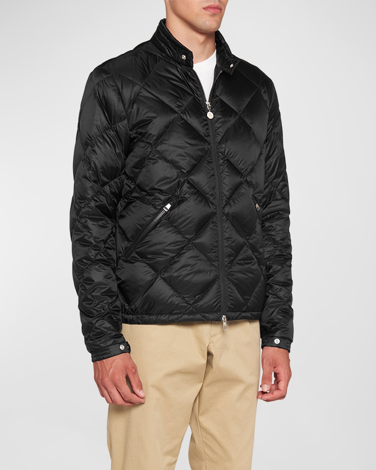 Moncler mens shop quilted jacket