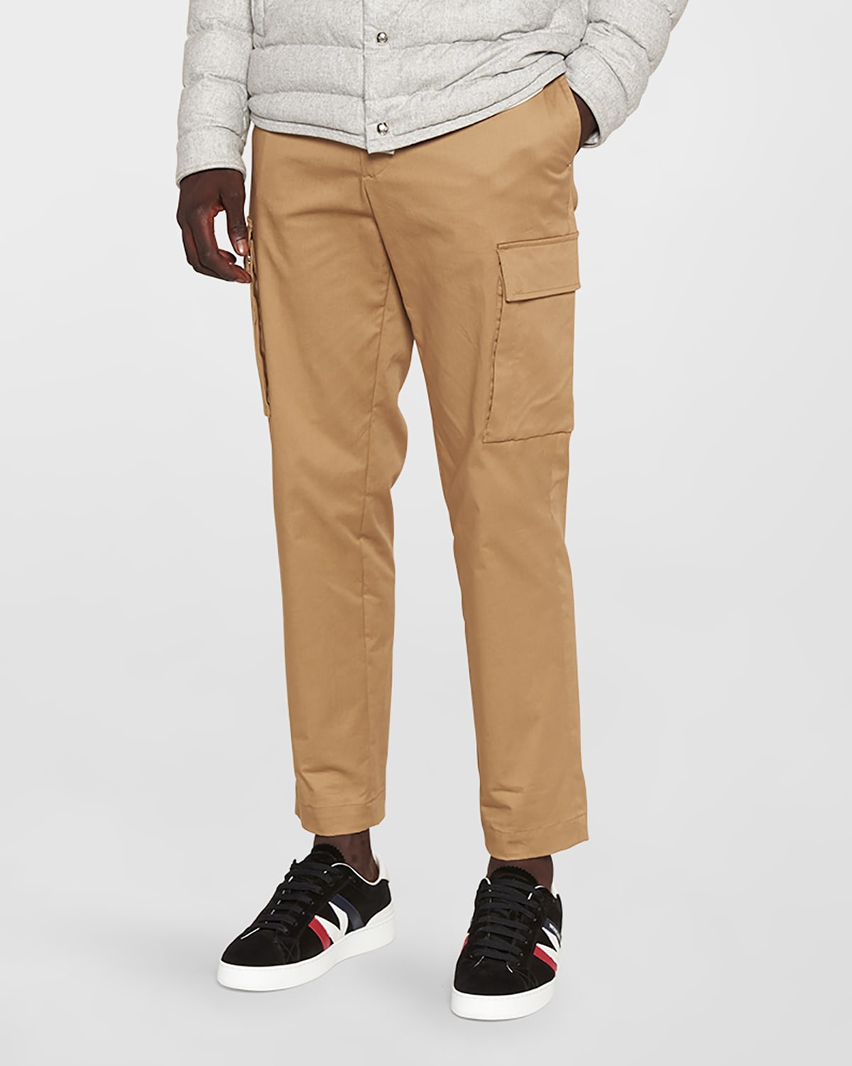 MONCLER MEN'S TWILL CARGO trousers