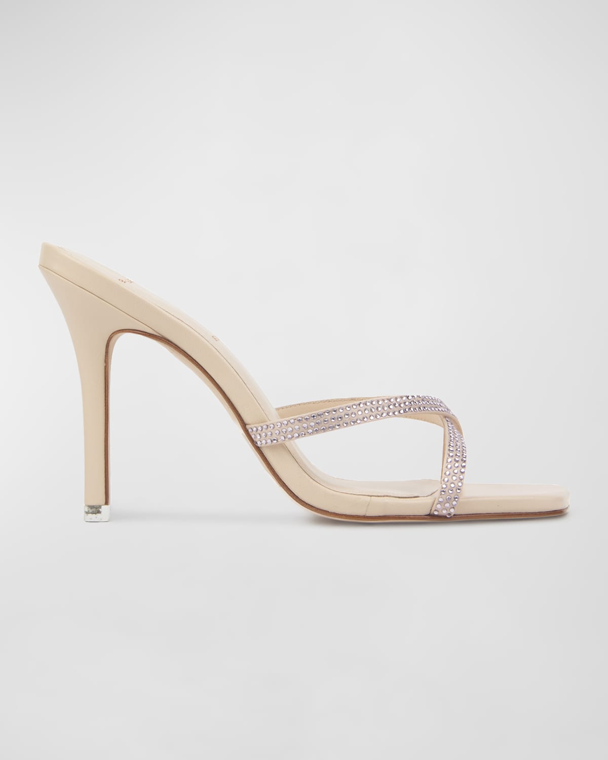 Black Suede Studio Arielle Sandals In Blush