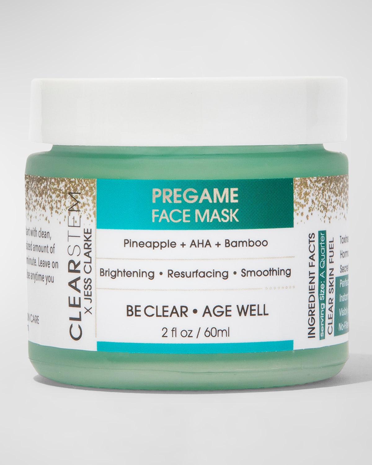 x Jess Clarke PREGAME Exfoliating AHA Smoothing Mask, 2 oz.