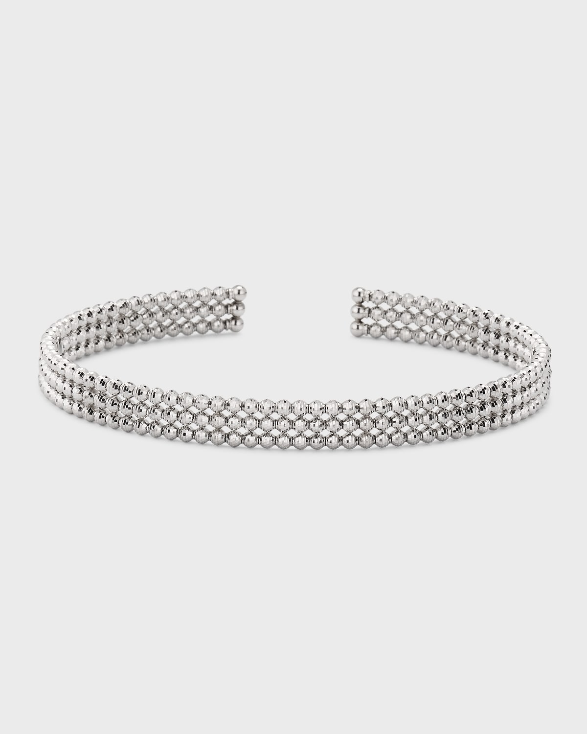 Platinum Born 3-row Platinum Cuff Bracelet