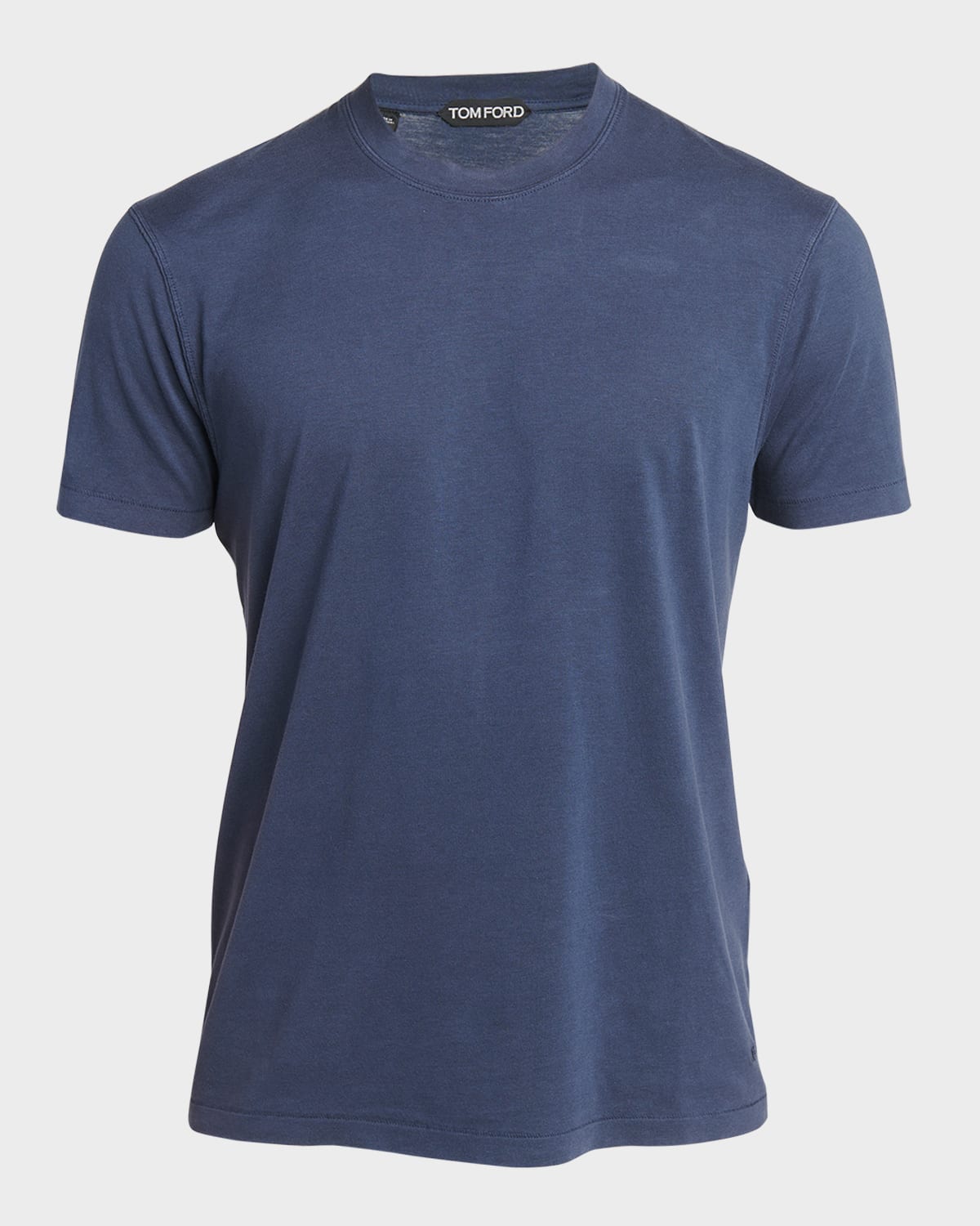 TOM FORD MEN'S LYOCELL-COTTON CREWNECK T-SHIRT