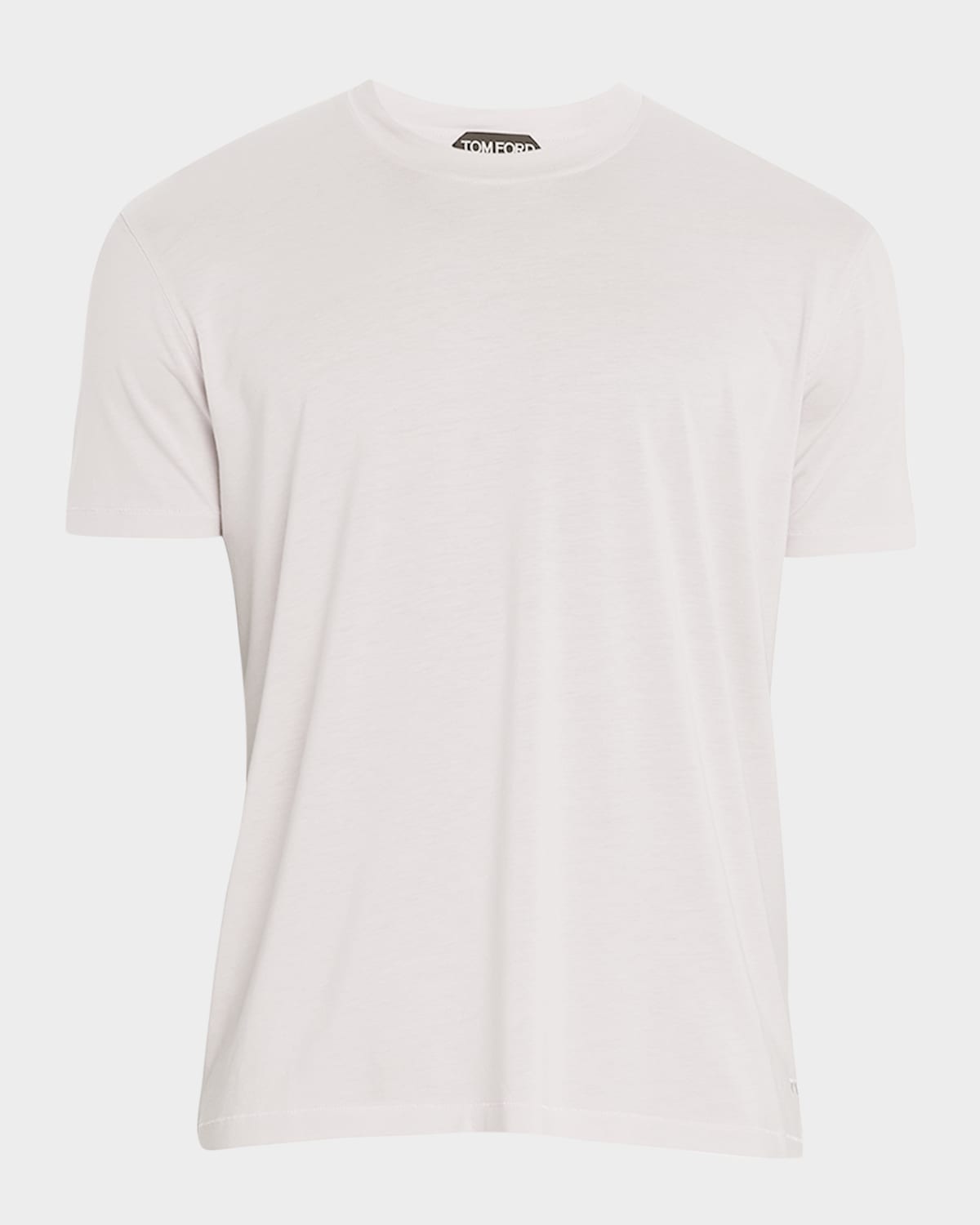 TOM FORD MEN'S LYOCELL-COTTON CREWNECK T-SHIRT