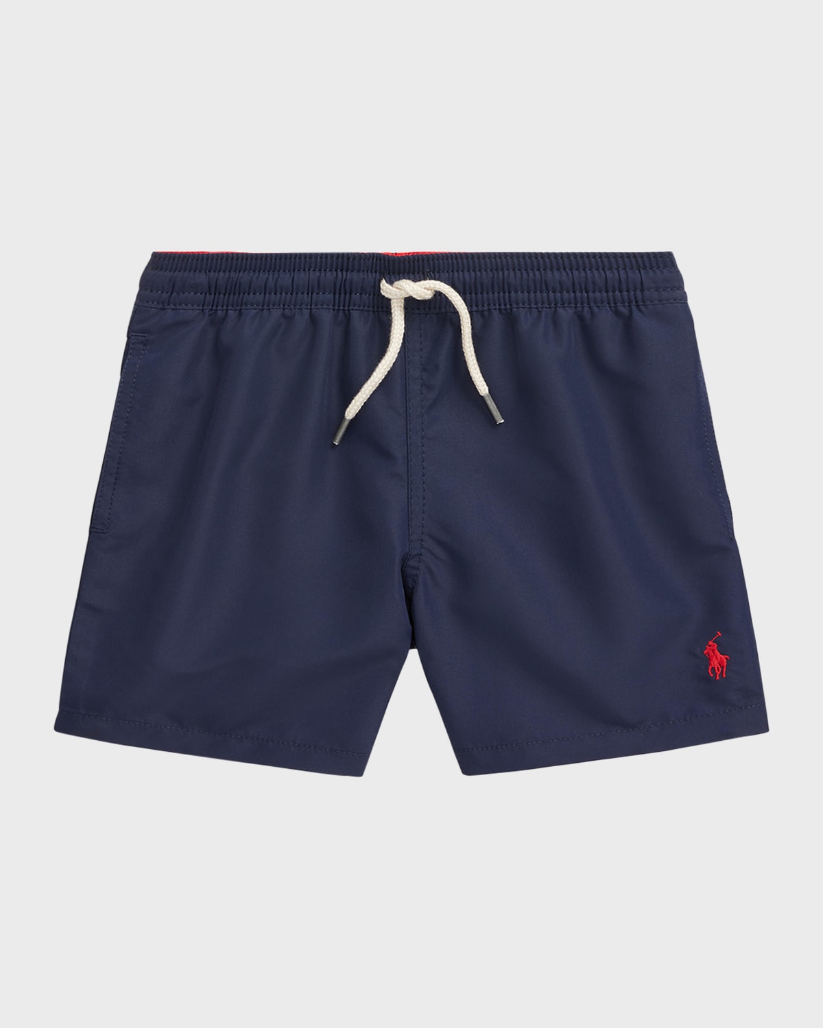 Polo Ralph Lauren Polo Pony Drawstring-waist Swim Shorts In Newport Navy