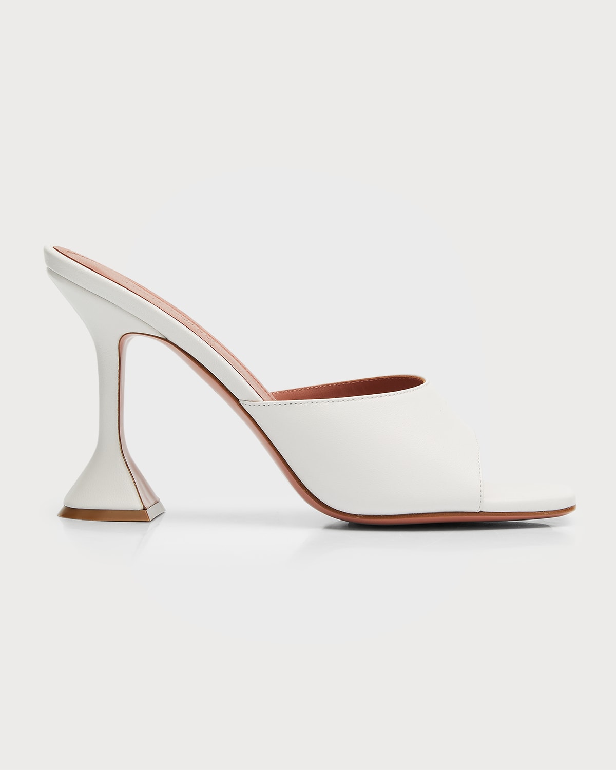 Amina Muaddi Lupita Slipper 70 In White