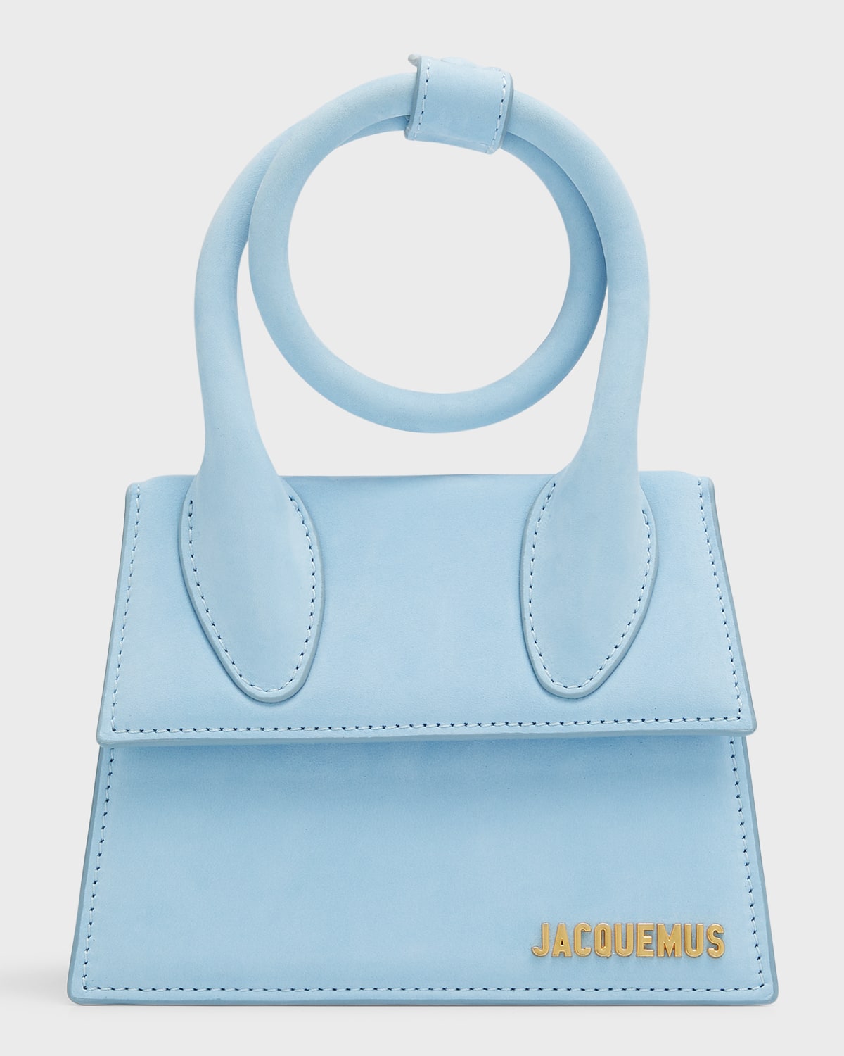 Jacquemus Le Chiquito Noeud Top-handle Bag In Blue