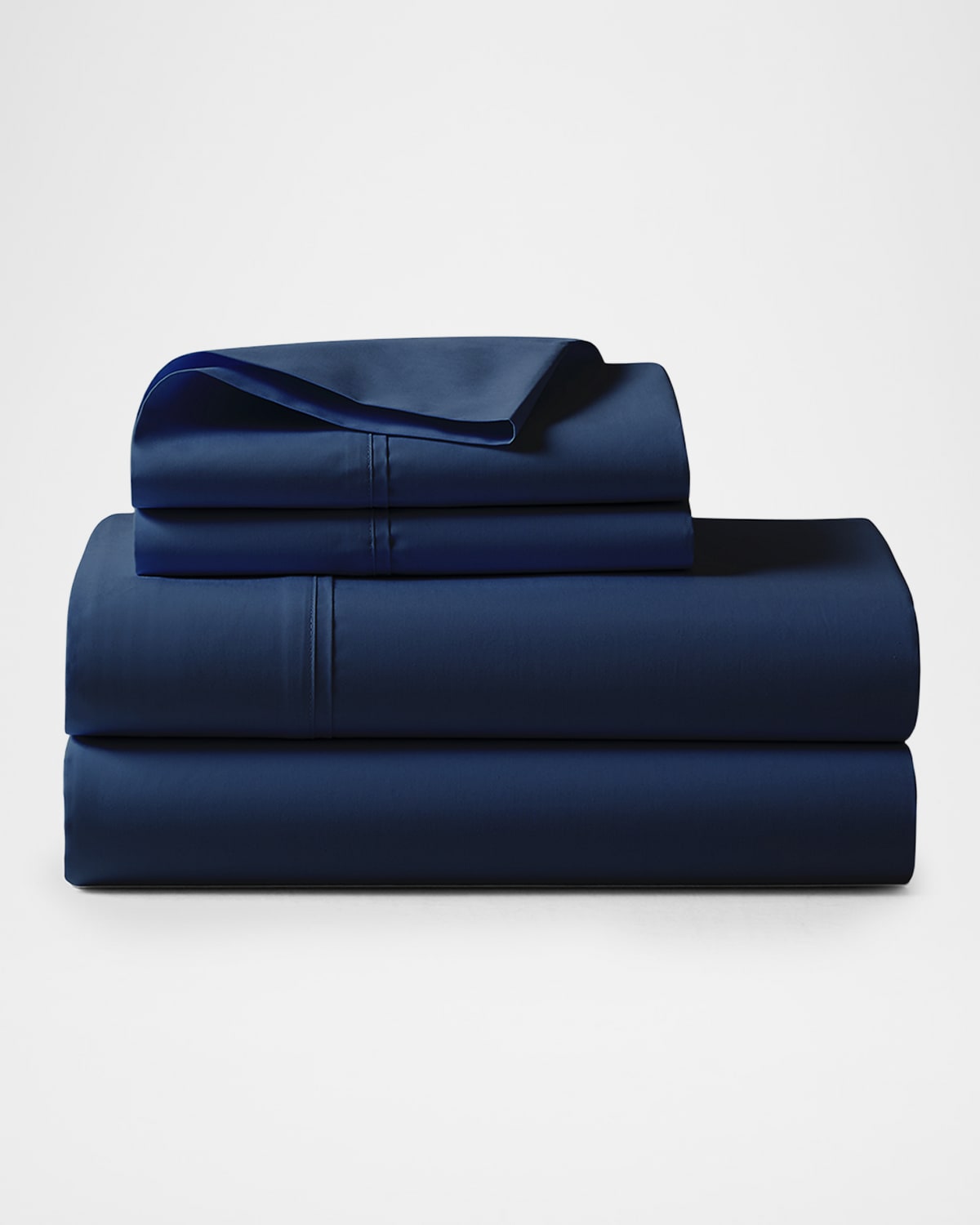 Ralph Lauren Organic 464 Percale Twin Fitted Sheet In Polo Navy