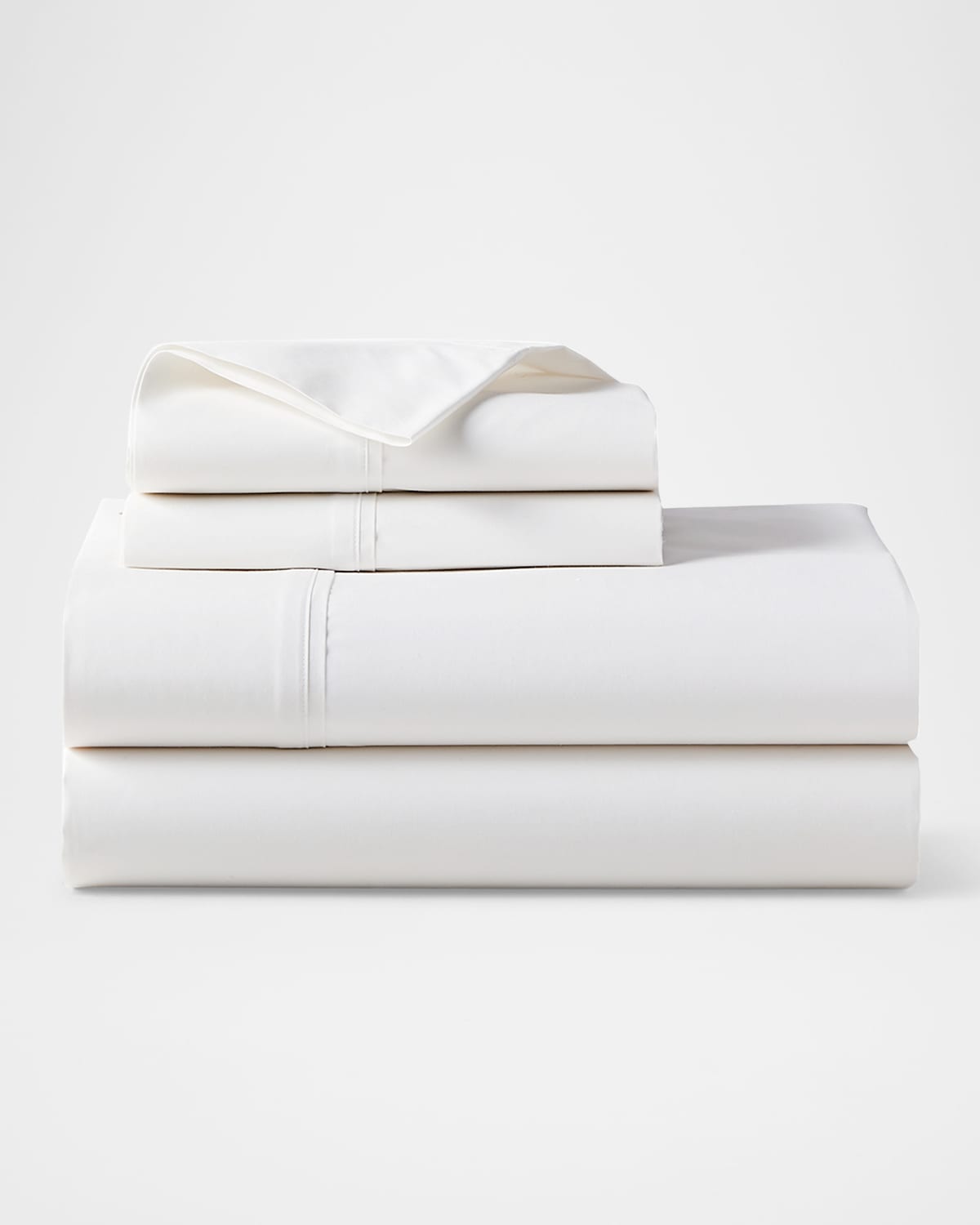 Ralph Lauren Organic 464 Percale Full Flat Sheet In Tux White