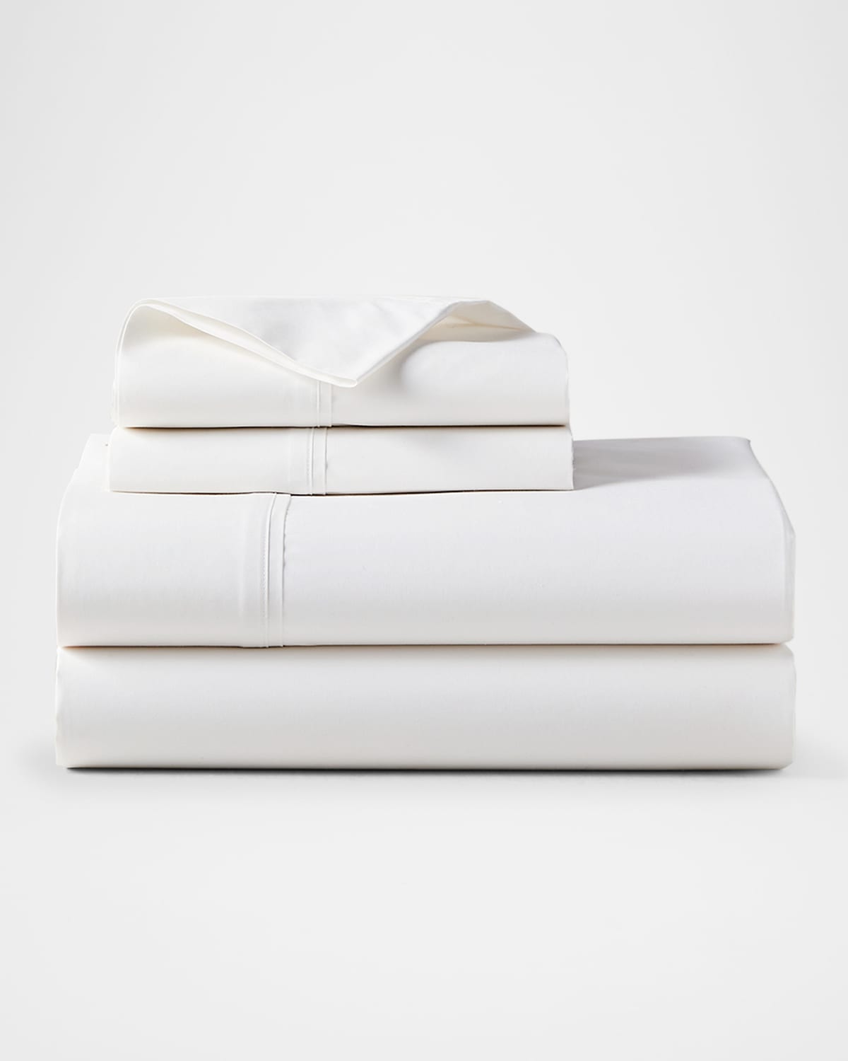 Ralph Lauren Organic 464 Thread Count Percale Twin Flat Sheet In Tux White