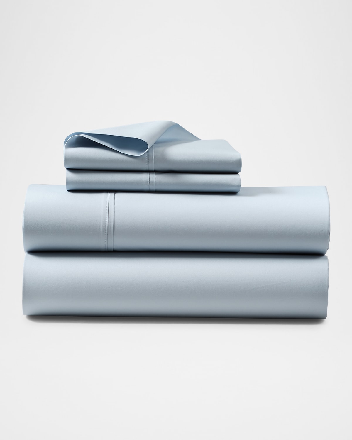 Polo Ralph Lauren Organic 464 Thread Count Percale Twin Flat Sheet In Pl Sky Blu