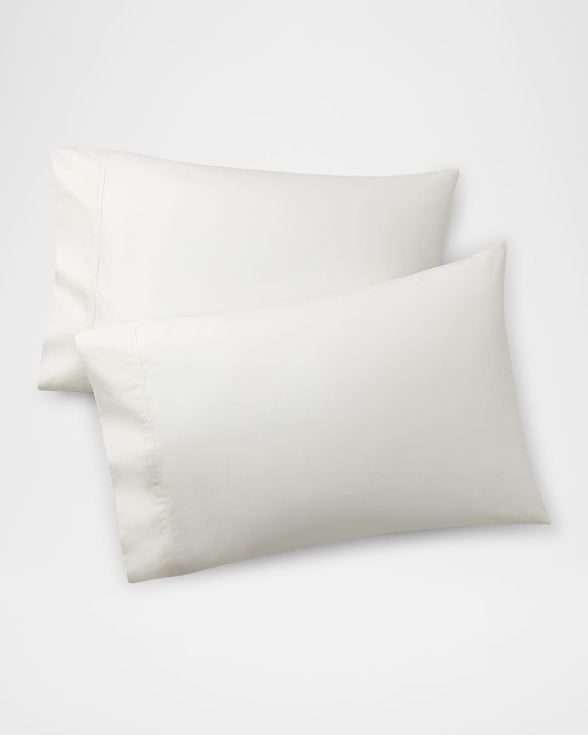 Ralph Lauren Organic 464 Percale King Pillowcase In Alabaster