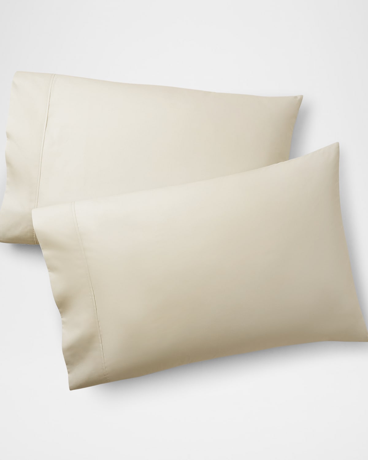 Ralph Lauren Organic 464 Percale King Pillowcase In Sand Dune