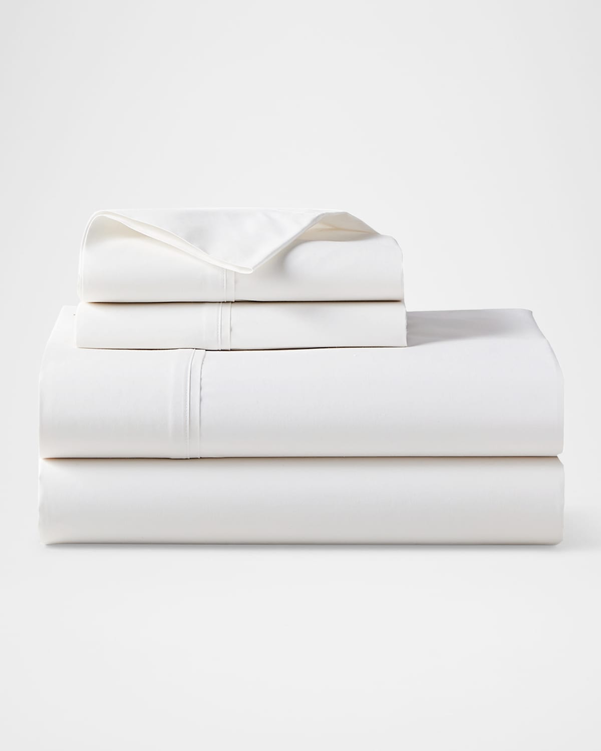 Ralph Lauren Organic 464 Percale Full Fitted Sheet In Tux White