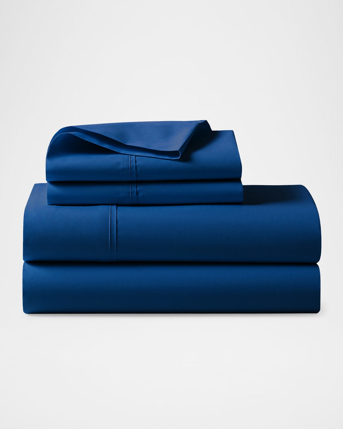 Polo Ralph Lauren Organic 464 Percale King Fitted Sheet In Harbor Blu