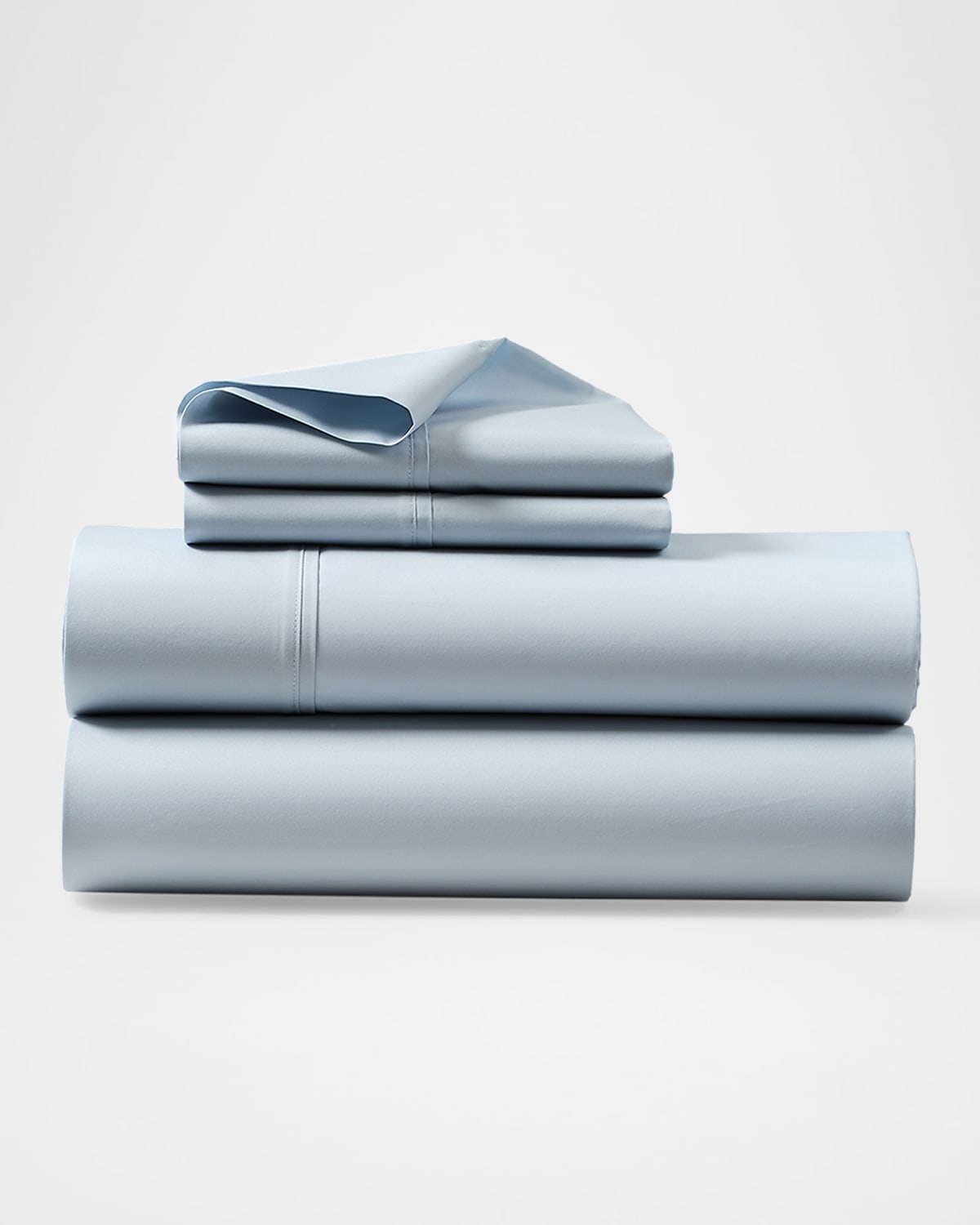 Polo Ralph Lauren Organic 464 Percale King Fitted Sheet In Pl Sky Blu