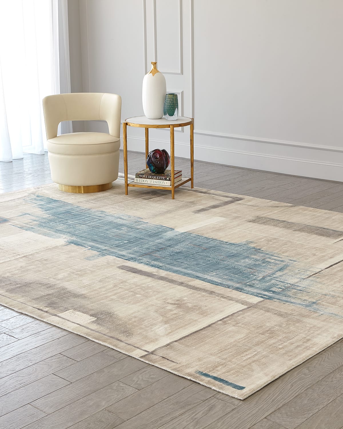 Art Hand-Woven Rug, 5' x 8'