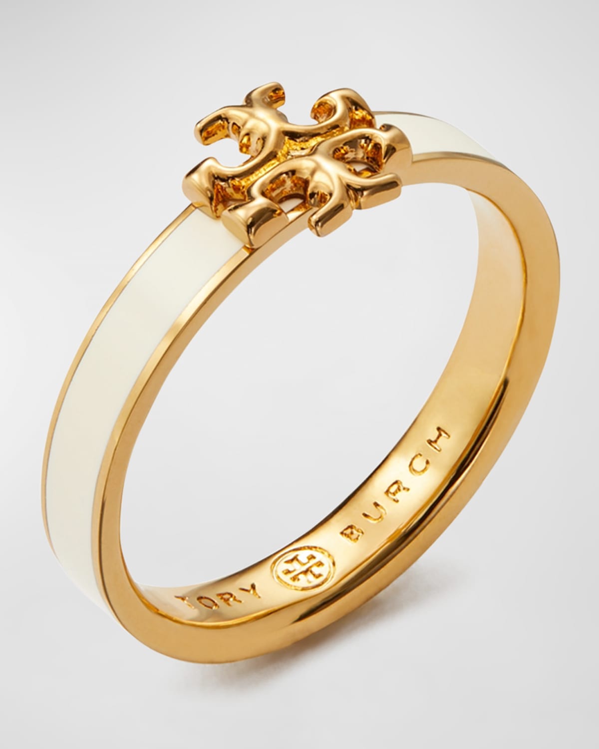 Tory Burch Kira Enamel Ring In Ivory ModeSens