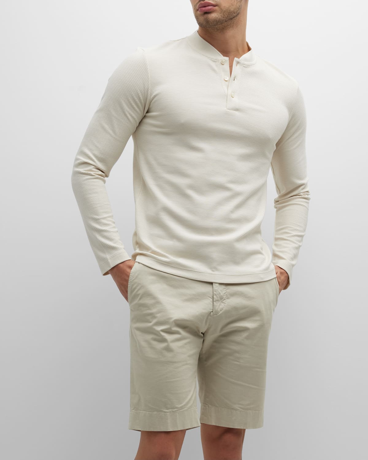Hugo boss deals henley shirt