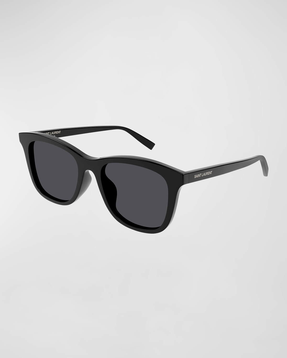 SAINT LAURENT LOGO SQUARE ACETATE SUNGLASSES