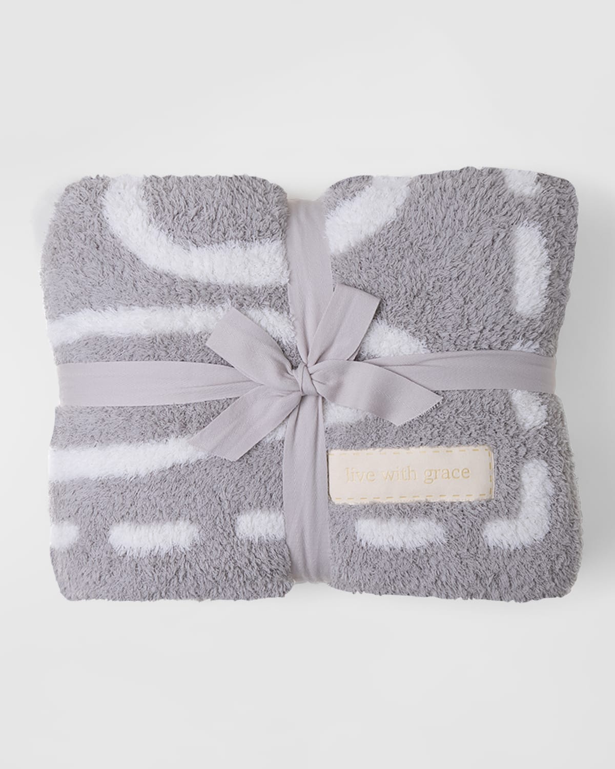 Shop Barefoot Dreams Cozychic Covered In Prayer Throw In Linen-cream