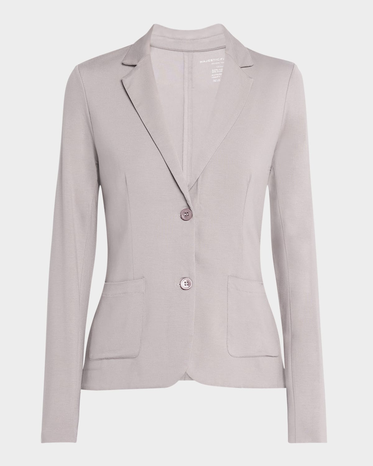 MAJESTIC SOFT TOUCH TWO-BUTTON BLAZER 